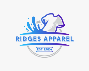 Tshirt Apparel Laundromat  logo design