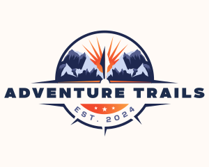 Compass Mountain Traveler logo design