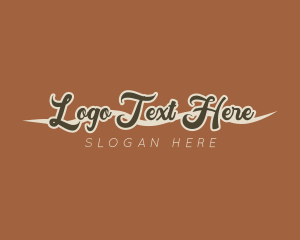 Retro - Retro Cursive Handwriting logo design