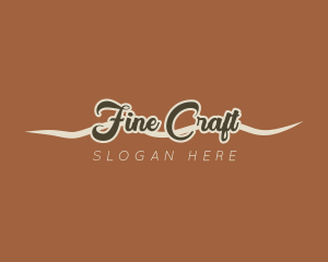 Retro Cursive Handwriting logo design