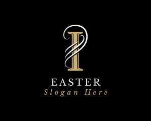 Elegant Luxury Brand Letter I Logo