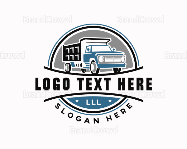 Dump Truck Vehicle Logo