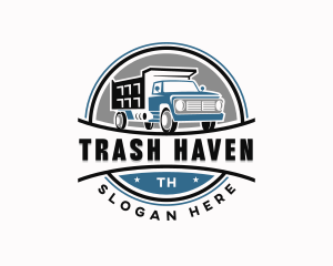 Dump Truck Vehicle logo design