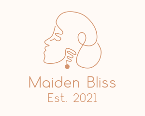 Maiden - Maiden Earring Accessories logo design