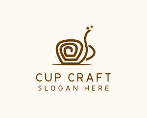 Swirl Snail Cup logo design