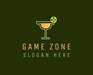 Lime Margarita Cocktail Logo