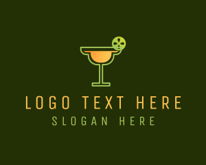 Lime - Lime Margarita Cocktail logo design