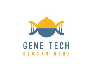 Gene - Cloche Catering DNA logo design