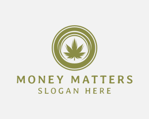 Marijuana Leaf Dispensary Logo