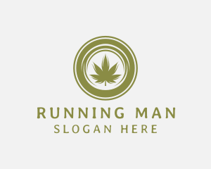 Marijuana Leaf Dispensary Logo