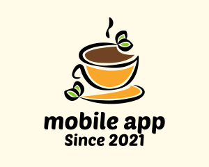 Hot Coffee - Coffee Espresso Outline logo design