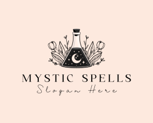 Witchcraft - Mystical Magic Potion logo design