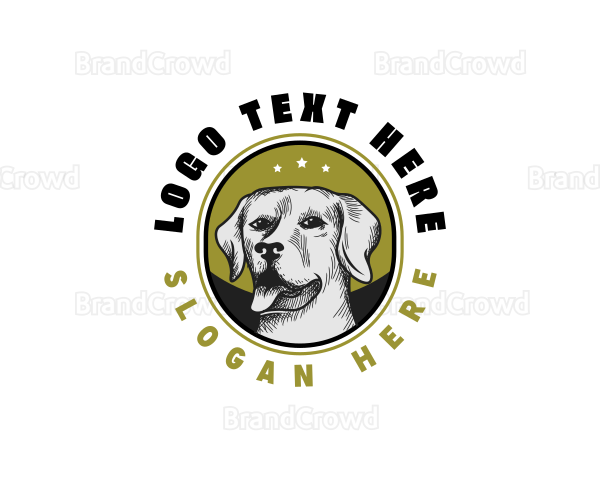 Dog Hound Veterinarian Logo