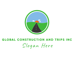 Sun Road Trip logo design