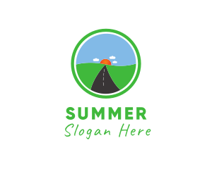 Sun Road Trip logo design