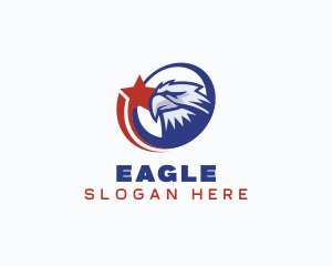 American Patriotic Eagle  logo design