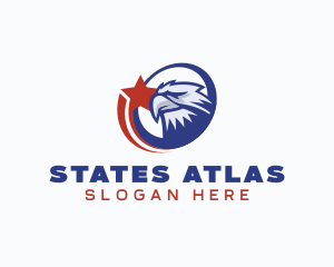 American Patriotic Eagle  logo design