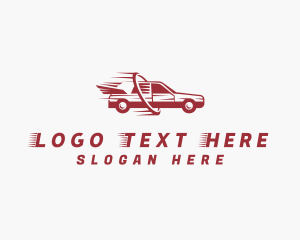 Driver - Fast Car Transportation logo design