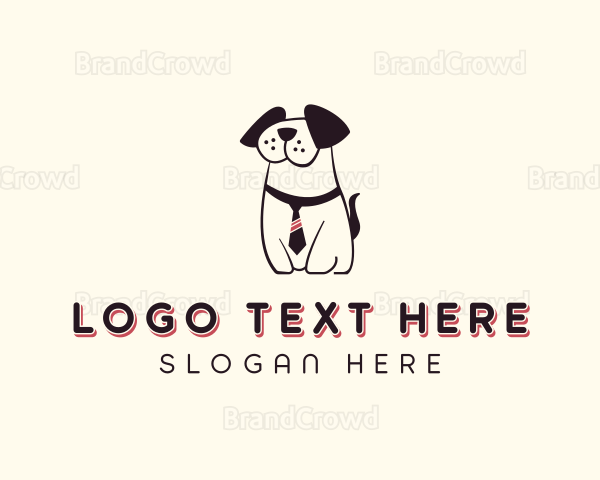 Puppy Dog Necktie Logo
