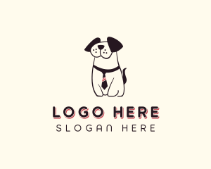 Puppy Dog Necktie Logo