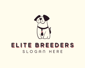 Puppy Dog Necktie logo design