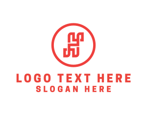 Lettermark - Modern Business Ladder logo design