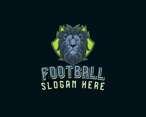 Jungle - Lion Gaming Shield logo design
