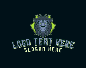 Icon - Lion Gaming Shield logo design