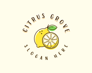 Fresh Citrus Lemon logo design