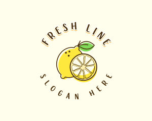 Fresh Citrus Lemon logo design