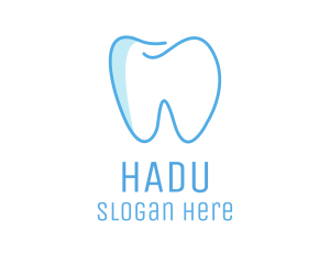 Dental Blue Tooth Dentist logo design