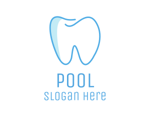 Clinic - Dental Blue Tooth Dentist logo design