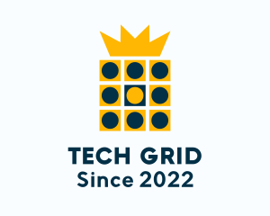 Grid - Crown Board Game logo design