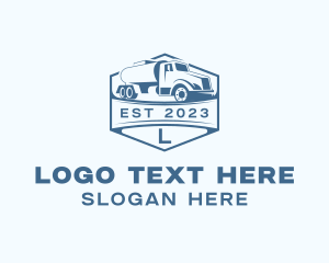 Fuel Truck - Fuel Truck Transportation logo design