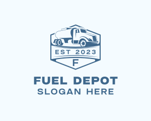 Gasoline - Fuel Truck Transportation logo design