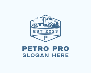 Petroleum - Fuel Truck Transportation logo design