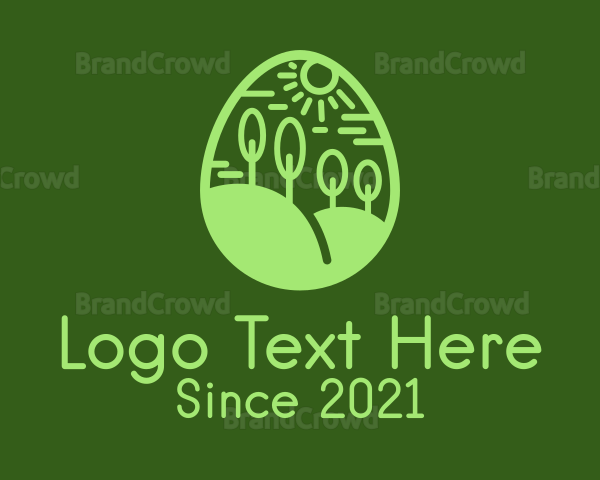 Green Field Egg Logo