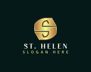 Deluxe Luxury Letter S logo design