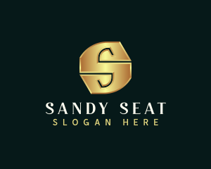 Deluxe Luxury Letter S logo design