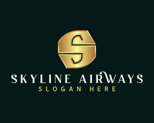 Deluxe Luxury Letter S logo design