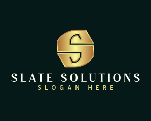 Deluxe Luxury Letter S logo design