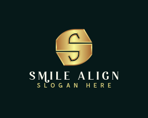 Deluxe Luxury Letter S logo design