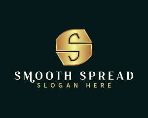 Deluxe Luxury Letter S logo design