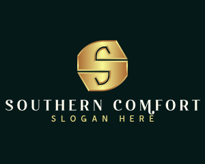 Deluxe Luxury Letter S logo design