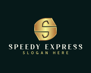 Deluxe Luxury Letter S logo design