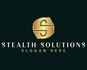 Deluxe Luxury Letter S logo design