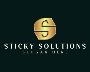 Deluxe Luxury Letter S logo design