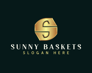 Deluxe Luxury Letter S logo design