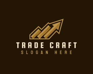 Trading - Arrow Graph Trading logo design