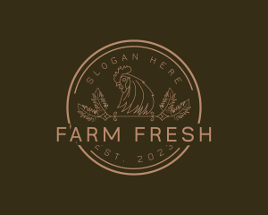 Poultry Chicken Livestock logo design